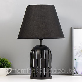 Настольная лампа "Трезария" E14 40Вт черный 27х27х42 см