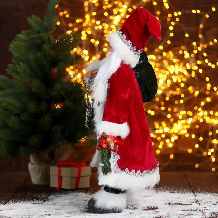 Дед Мороз "В красной шубке с новогодним венком" 24х45 см - фото 2 - id-p211274661