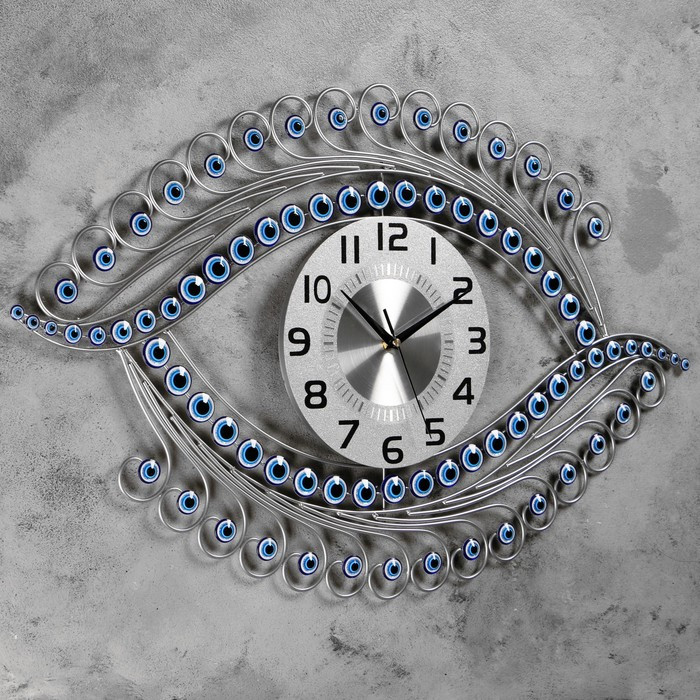 Часы настенные, серия: Ажур, "Майен", плавный ход, d-22 см, 48 х 70.5 см - фото 2 - id-p211275660