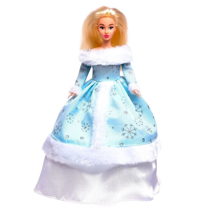 Музыкальная кукла «Анна. Снегурочка» в платье, танцует, рассказывает стихи, на пульте управления - фото 2 - id-p211272357