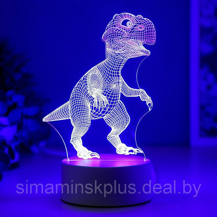 Светильник "Тираннозавр" LED RGB от сети - фото 4 - id-p211275875