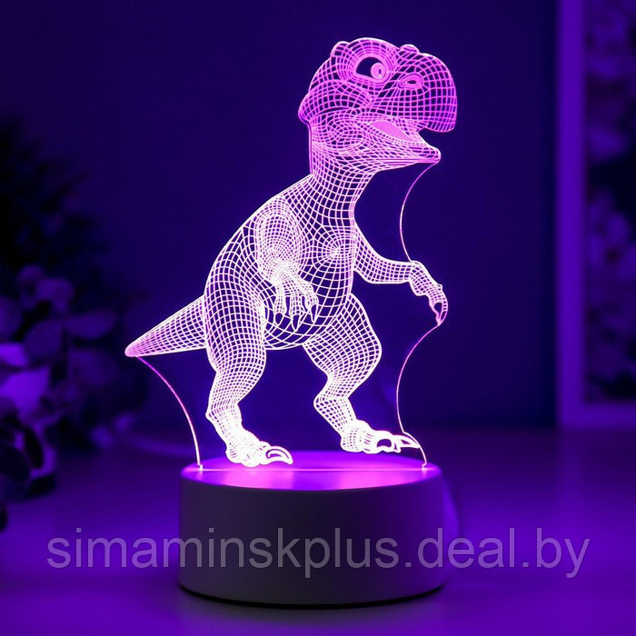 Светильник "Тираннозавр" LED RGB от сети - фото 5 - id-p211275875