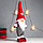 Кукла интерьерная "Дед Мороз только нос, в колпаке с сердечком" 43х16х10 см, фото 2