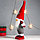 Кукла интерьерная "Дед Мороз только нос, в колпаке с сердечком" 43х16х10 см, фото 3