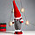 Кукла интерьерная "Дед Мороз только нос, в колпаке с сердечком" 43х16х10 см, фото 4