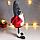 Кукла интерьерная "Дед Мороз в бордовом кафтане, в сером колпаке со снежинками" 42х13х18 см   626011, фото 2
