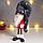 Кукла интерьерная "Дед Мороз в бордовом кафтане, в сером колпаке со снежинками" 42х13х18 см   626011, фото 4