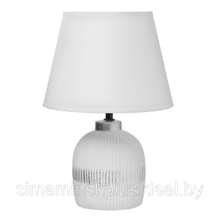 Настольная лампа "Корсика" Е14 40Вт белый 22,5х22,5х33см - фото 8 - id-p211276089