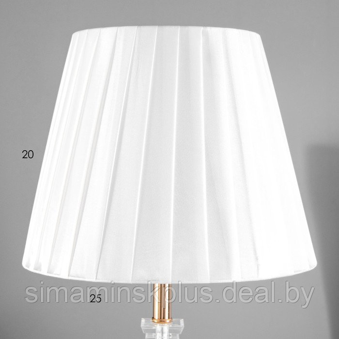 Лампа настольная с подсветкой "Супремо" 1x60Вт E27 серый 25х25х40см - фото 5 - id-p211276113