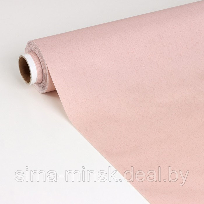 Клеёнка столовая на нетканой основе Доляна "Мини", ширина 137 см, рулон 20 м, цвет розовый - фото 3 - id-p211277962