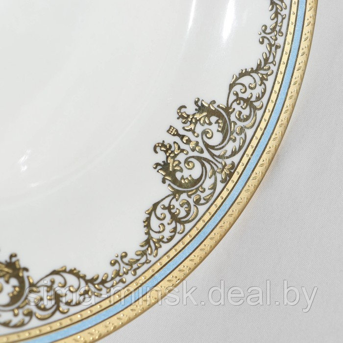 Набор тарелок фарфоровых Royal, 3 предмета: d=18/23/25,7 см, цвет белый - фото 5 - id-p211278307