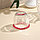Баночка стеклянная для мёда и варенья c ложкой «Розе», 240 мл, 9,5×12 см, фото 7