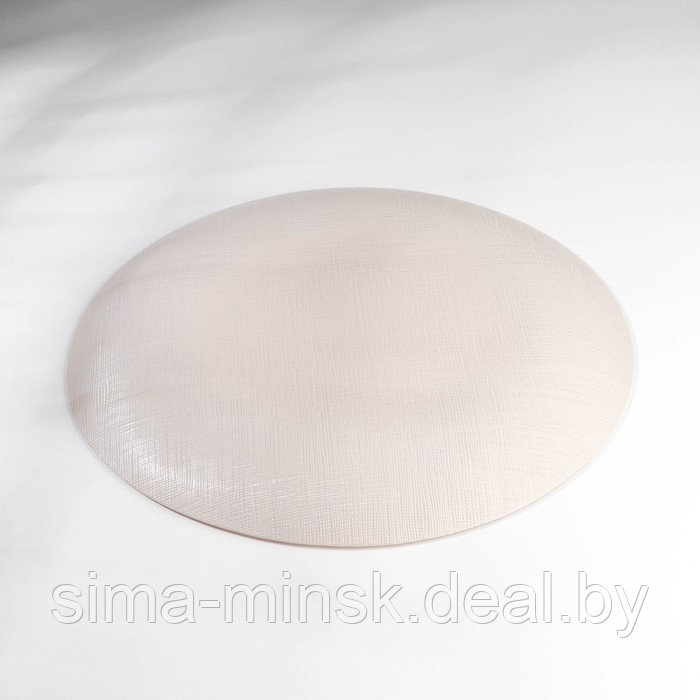 Тарелка «Капучино», стеклянная, d=28 см, цвет серый - фото 3 - id-p211278436
