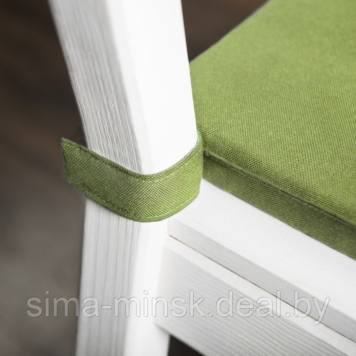 Комплект подушек для стула «Билли», размер 37 х 42 х 3 см - 2 шт, травяной - фото 2 - id-p211278519