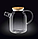 Заварочный чайник Бочонок из термостойкого стекла SA-110 1500ml, фото 3