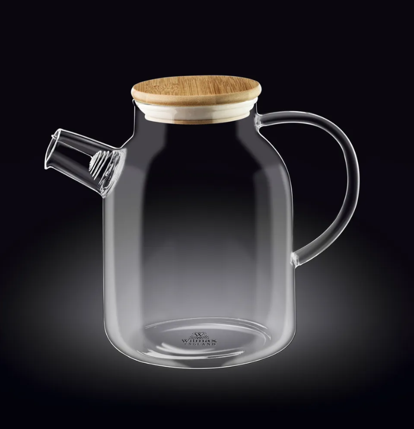 Заварочный чайник Бочонок из термостойкого стекла SA-110 1500ml - фото 3 - id-p198303329