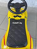Детский толокар RiverToys F003FF (желтый) BMW, фото 4