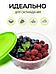 Контейнеры для заморозки ягод овощей фруктов Набор пластиковые емкости с крышкой для хранения продуктов еды, фото 5