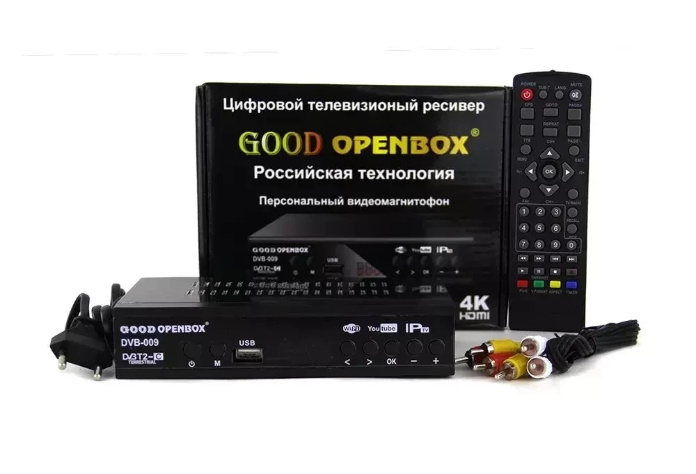 Цифровая приставка для телевизора GOOD OPENBOX DVB-009 - фото 1 - id-p211280288