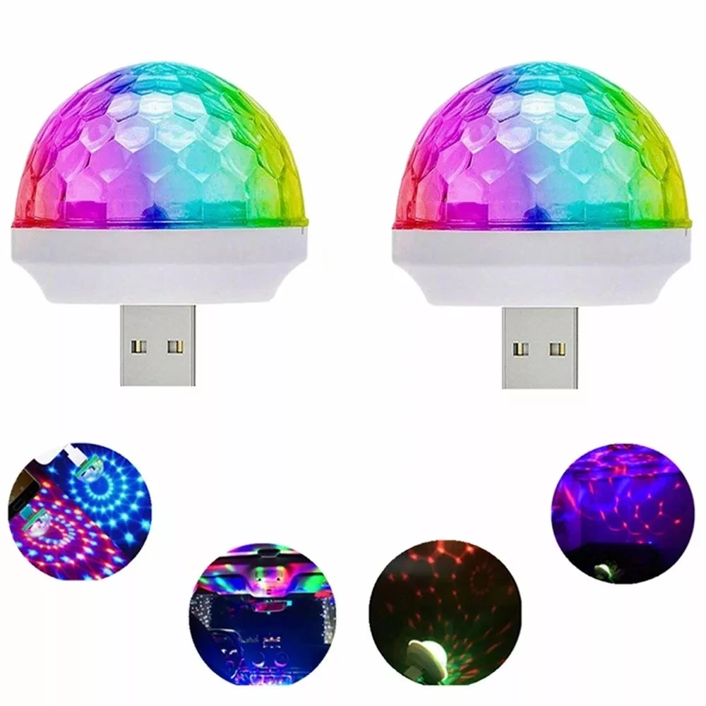 Мини диско шар USB LED 4 W Small Magic Ball - фото 2 - id-p211280291