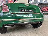 Детский электромобиль RiverToys Bentley Mulsanne JE1006 (зеленый) Лицензия, фото 5