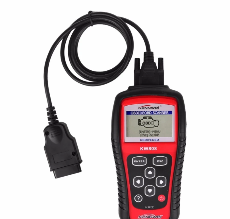 Мультимарочный автосканер Konnwei KW 808 (OBD2/EOBD/К-line). Встроенная библиотека ошибок - фото 7 - id-p211283126