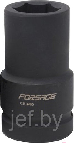 Головка ударная глубокая 1" 45мм 6-гранная FORSAGE F-48510045, фото 2