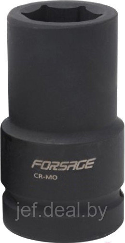 Головка ударная глубокая 1" 45мм 6-гранная FORSAGE F-48510045 - фото 1 - id-p193000060