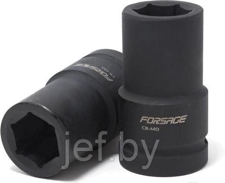 Головка ударная глубокая 1" 45мм 6-гранная FORSAGE F-48510045, фото 2