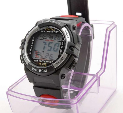 Детские часы с функцией будильника в прозрачной коробке iTaiTek IT-619 - фото 3 - id-p211289682