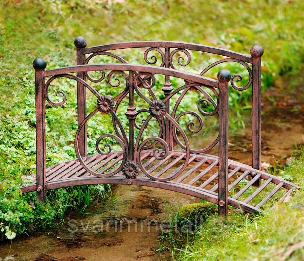 Мостик декоративный в сад, коричневый - фото 8 - id-p211290318