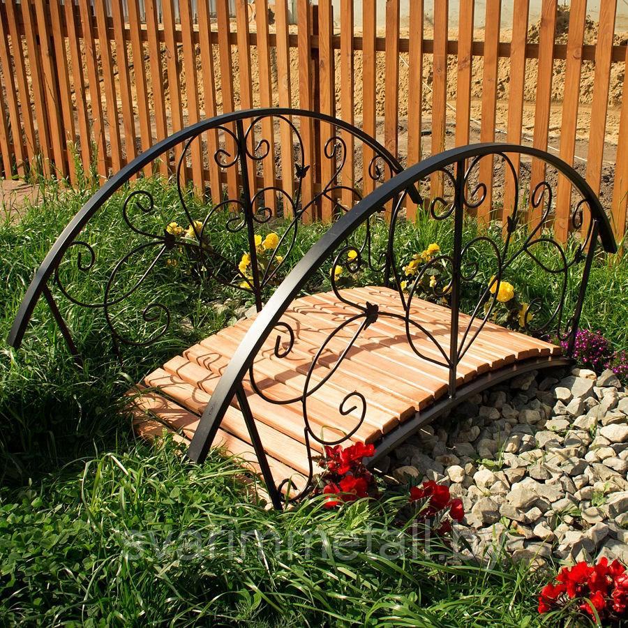 Мостик декоративный в сад, бронза - фото 6 - id-p211290900