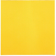 Пластина желтая для конструкторов, 40*40 см, аналог Лего