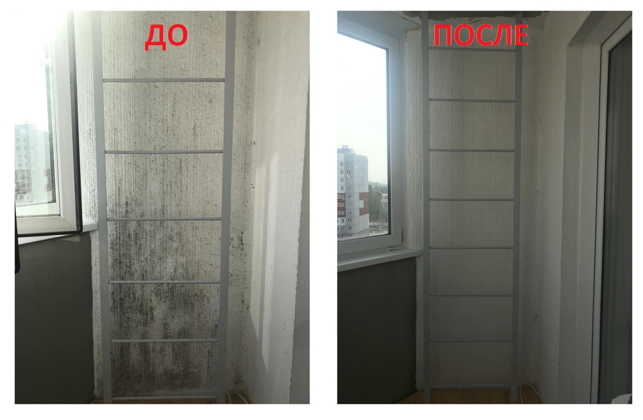 Удаление плесени на балконах квартир - фото 2 - id-p175818982