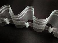 Лента для штор и гардин "волна" на крючки 10 см (сборка 1:2)