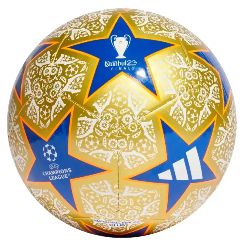 Мяч футбольный 5 ADIDAS Finale Club gold - фото 1 - id-p210928201
