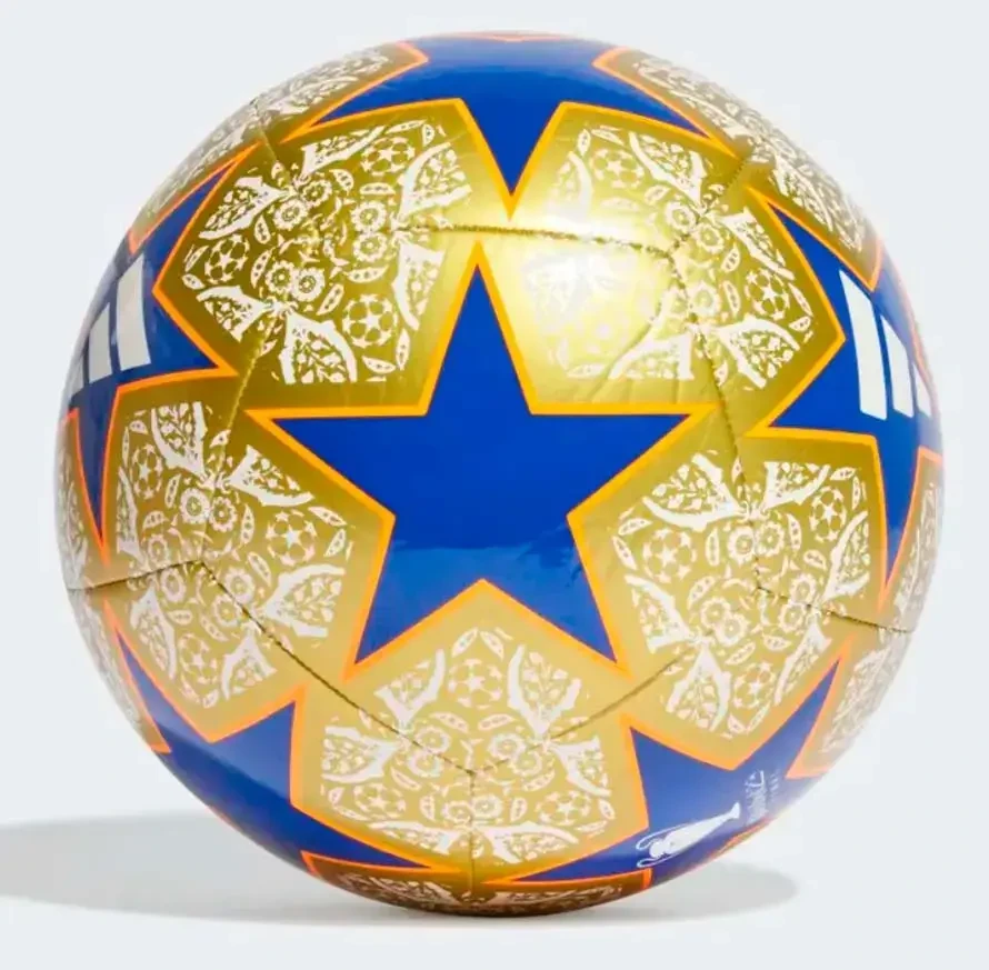 Мяч футбольный 5 ADIDAS Finale Club gold - фото 3 - id-p210928201
