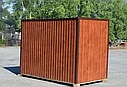 Хозблок из металла, профлист (профнастил), под дерево, фото 8