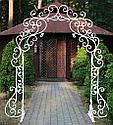 Садовая арка, из металла, черный, фото 4