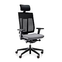 Кресло для руководителя Profim "Xenon Net 110SFL P59PU", сетка, ткань, пластик, серый