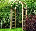 Садовая арка, из металла, с элементами ковки (с ковкой), белый, фото 9