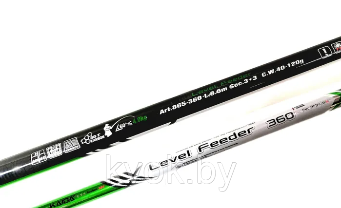 Фидер KAIDA Level Feeder 3.3 м тест: 120 гр. - фото 4 - id-p211305718
