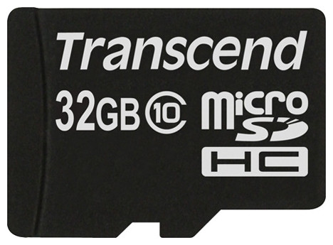 Карта памяти Transcend microSDHC Class 10 32 Гб (TS32GUSDC10) - фото 1 - id-p211306008