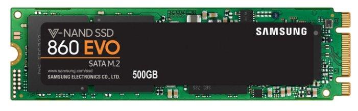 SSD Samsung 860 Evo 500GB MZ-N6E500 - фото 1 - id-p211306009