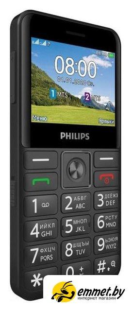 Кнопочный телефон Philips Xenium E207 (черный) - фото 4 - id-p211306623