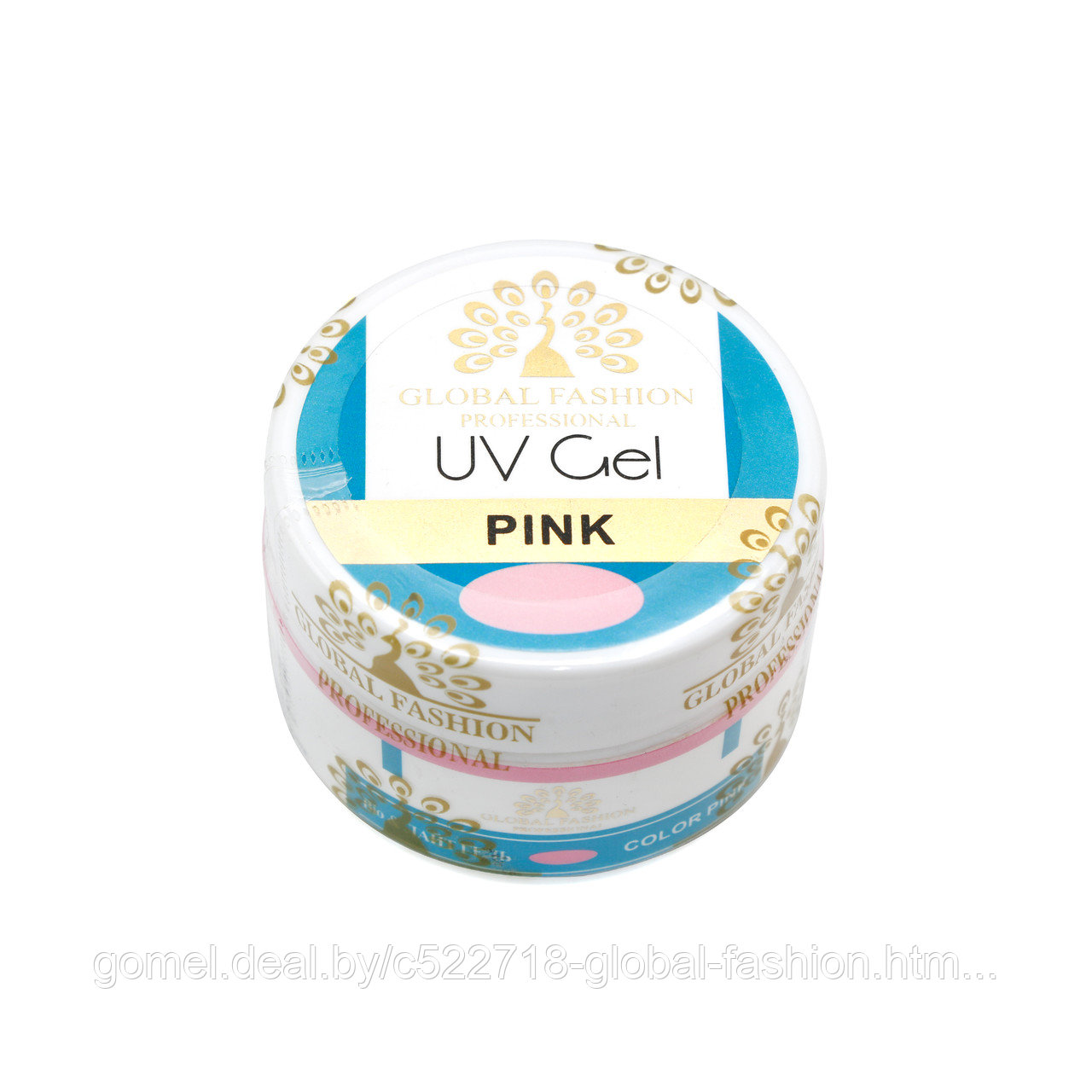 Гель для наращивания ногтей розовый, Global Fashion Pink 15 г - фото 2 - id-p164930321