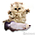 Игрушка для кошки Живая рыбка с подвижным хвостом / работает от USB, 28 см Рыба-клоун, фото 2