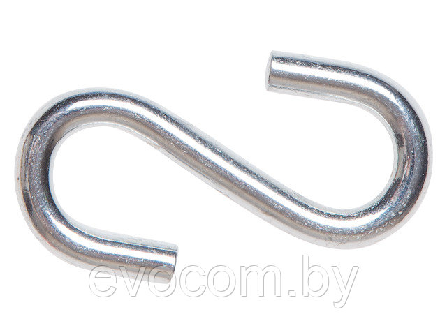 Крючок S-образный металлический 4 мм STARFIX (Товар не стикеруется для розничной торговли) - фото 1 - id-p211315666