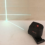 Уровень лазерный построитель плоскостей 2-х лучевой, 505-520 нм, 3 мм/7 м, фото 6
