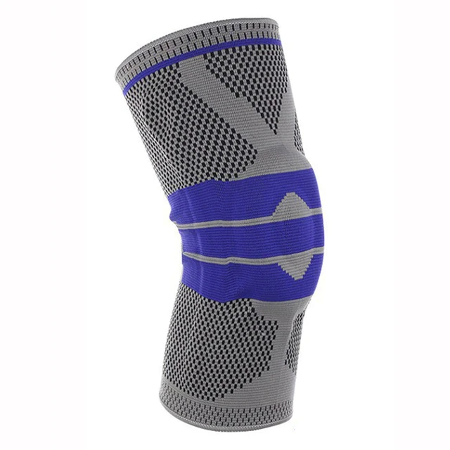 Фиксатор коленного сустава с силиконовой вставкой и пружинной опорой - бандаж на колено - ортопедический - фото 8 - id-p211314395